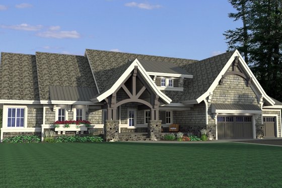 Exterior - Other Elevation for Craftsman House Plan #51-575 - 4 bed, 2.5 bath