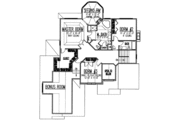 European Style House Plan - 3 Beds 2.5 Baths 2969 Sq/Ft Plan #9-109 
