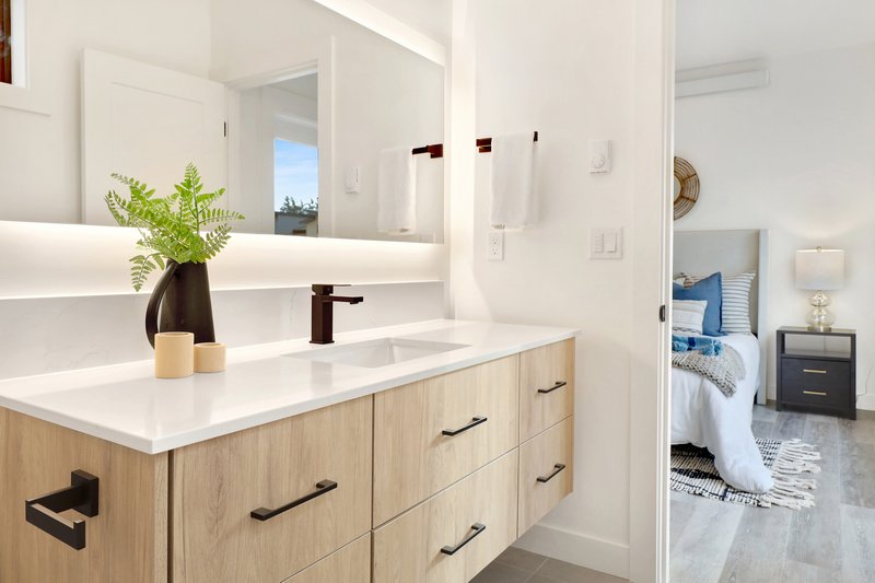 Home Plan - Interior - Bathroom 1 for Contemporary House Plan #1070-225 - 2 bed, 2.5 bath