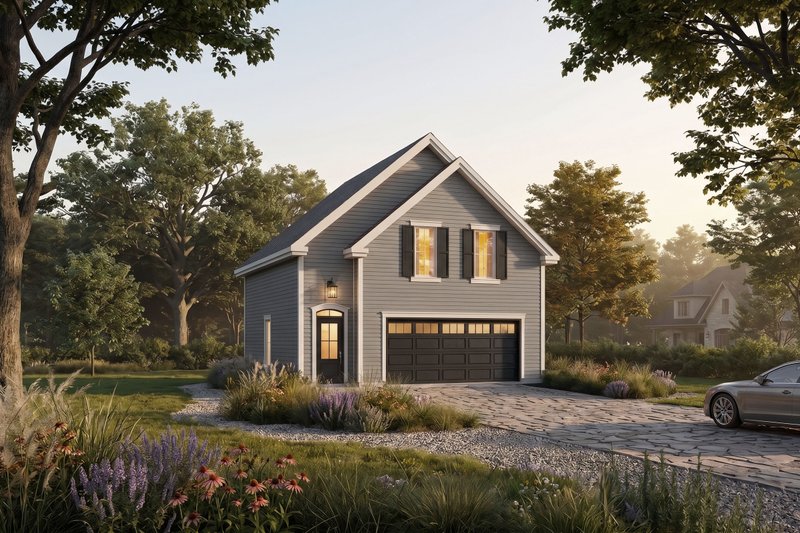 Architectural House Design - Exterior - Front Elevation 2 for Craftsman House Plan #23-2476, 0 bath
