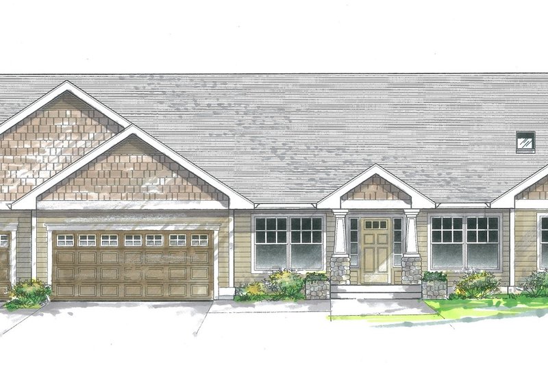 Home Plan - Traditional Exterior - Front Elevation Plan #53-192