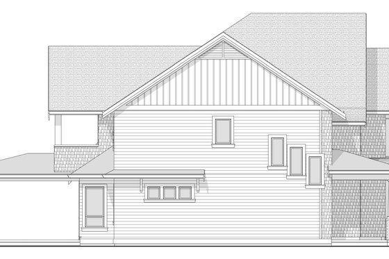 Exterior - Other Elevation for Farmhouse House Plan #1114-86 - 4 bed, 3.5 bath
