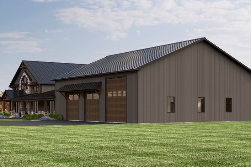 Architectural House Design - Exterior - Other Elevation 13 for Barndominium House Plan #1064-371 - 3 bed, 2.5 bath