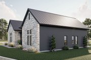Barndominium Style House Plan - 3 Beds 2 Baths 1734 Sq/Ft Plan #455-662 Exterior 