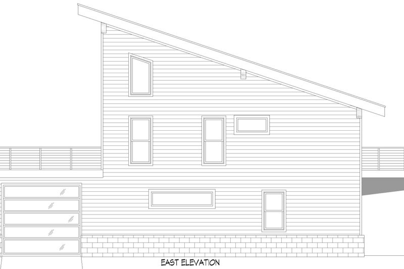 Dream House Plan - Exterior - Other Elevation 1 for Contemporary House Plan #932-1230 - 2 bed, 2.5 bath
