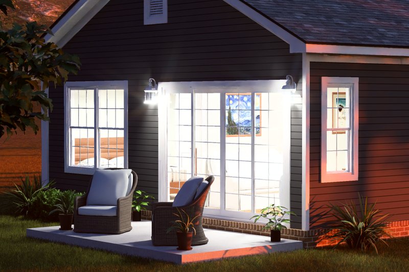 Home Plan - Exterior - Other Elevation 4 for Cottage House Plan #513-2480 - 2 bed, 2 bath