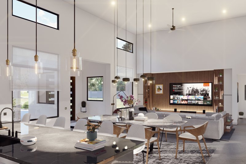 Architectural House Design - Interior - Dining Room for Country House Plan #1110-36 - 3 bed, 3.5 bath