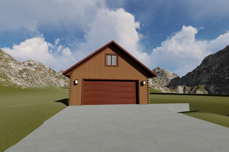 House Blueprint - Exterior - Front Elevation for Traditional House Plan #1060-89, 0 bath