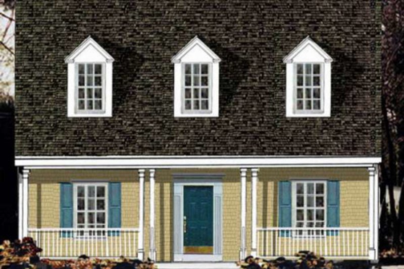 Dream House Plan - Country Exterior - Front Elevation Plan #3-152