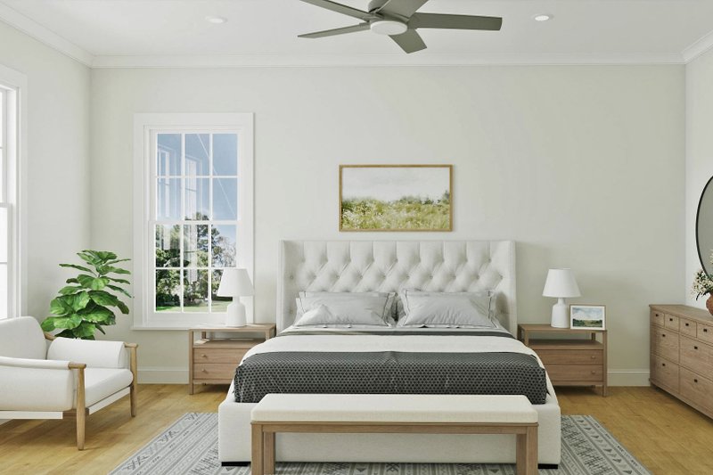 House Design - Interior - Master Bedroom for European House Plan #461-110 - 5 bed, 4 bath