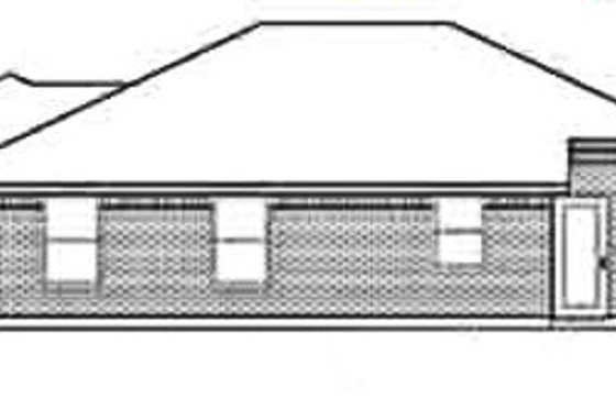 Exterior - Rear Elevation for Traditional House Plan #84-294 - 2 bed, 1 bath