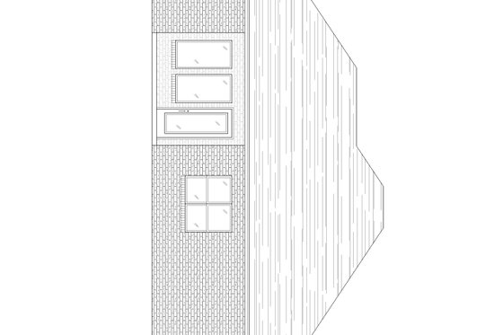 Exterior - Rear Elevation for Traditional House Plan #1098-4 - 4 bed, 2 bath
