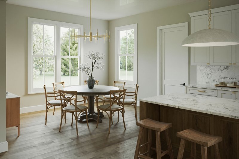 House Blueprint - Interior - Dining Room for Farmhouse House Plan #461-118 - 5 bed, 3.5 bath