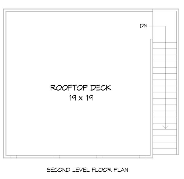 Home Plan - Contemporary Floor Plan - Upper Floor Plan #932-111