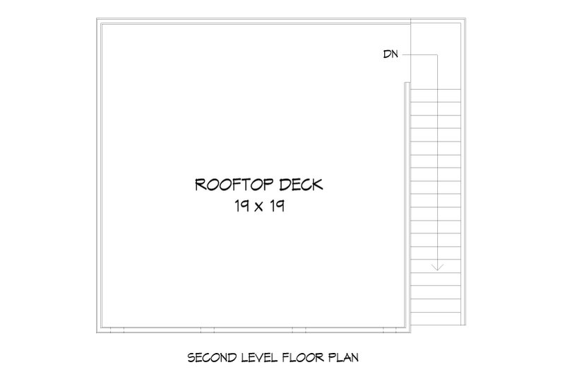 Architectural House Design - Floor Plan - Upper Floor for Contemporary House Plan #932-111, 0 bath