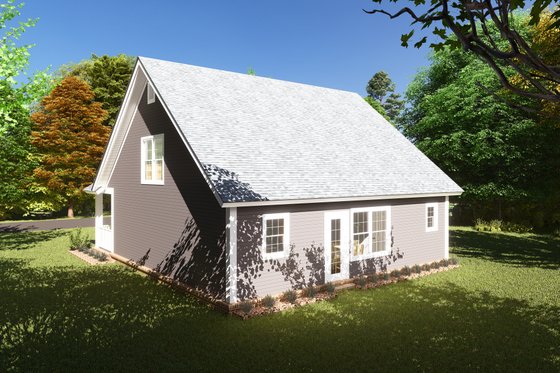 Exterior - Other Elevation for Cottage House Plan #513-2076 - 3 bed, 2.5 bath