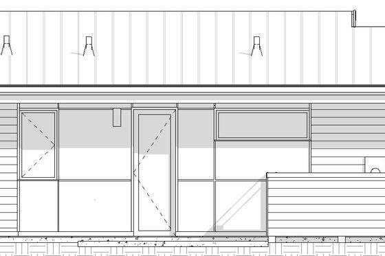 Exterior - Other Elevation 5 for Modern House Plan #895-147 - 1 bed, 1 bath