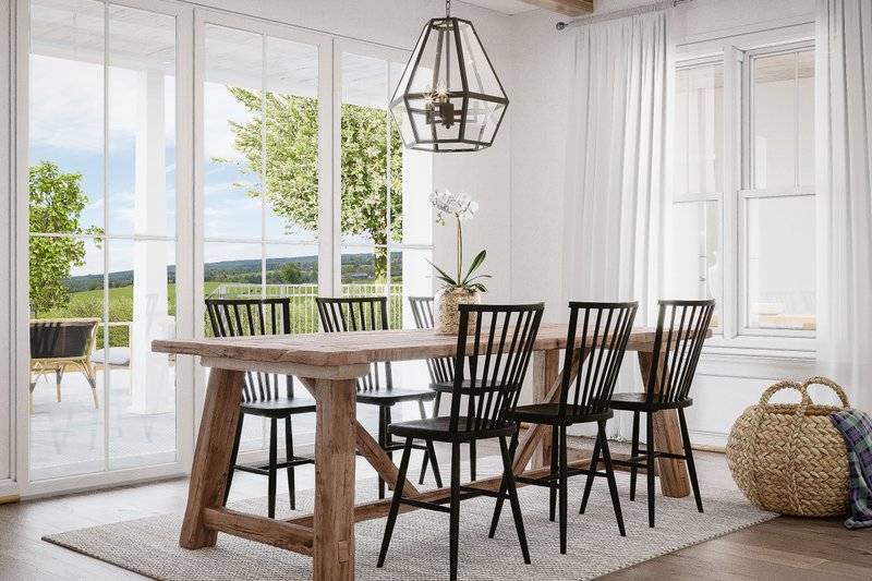 Home Plan - Interior - Dining Room 1 for Farmhouse House Plan #23-2687 - 4 bed, 3.5 bath