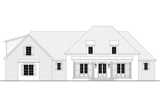Exterior - Front Elevation 4 for Traditional House Plan #430-305 - 4 bed, 3.5 bath