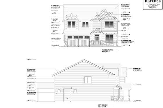 Exterior - Other Elevation for Craftsman House Plan #53-756 - 5 bed, 2.5 bath