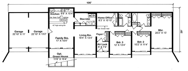 Modern Floor Plan - Main Floor Plan #312-414