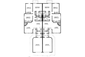 Floor Plan - Main Floor for Modern House Plan #303-306 - 3 bed, 2 bath