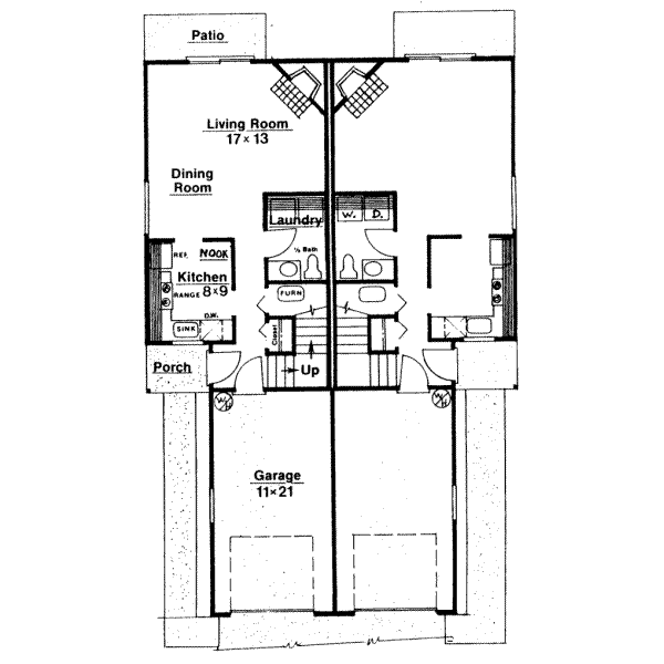 Modern Floor Plan - Main Floor Plan #303-229