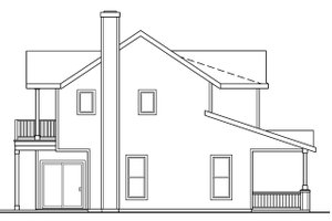 Exterior - Other Elevation for Traditional House Plan #124-627 - 3 bed, 2.5 bath
