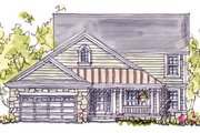 Country Style House Plan - 4 Beds 4 Baths 2593 Sq/Ft Plan #20-247 