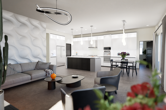 Interior - Family Room 3 for Contemporary House Plan #48-1125 - 3 bed, 2 bath