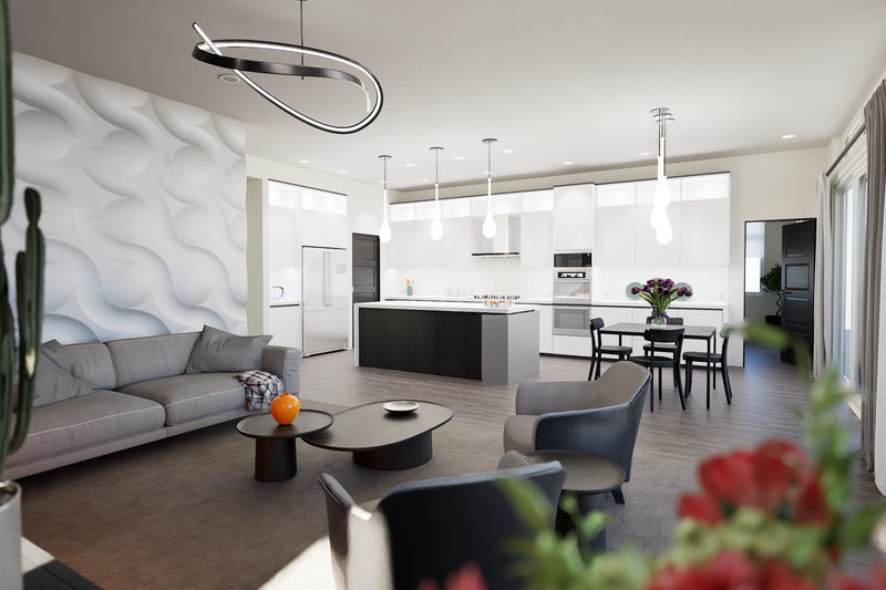 Architectural House Design - Interior - Family Room 3 for Contemporary House Plan #48-1125 - 3 bed, 2 bath
