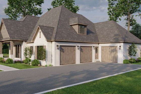 Exterior - Other Elevation for Country House Plan #923-36 - 3 bed, 3.5 bath