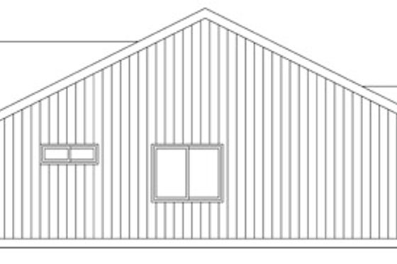 Exterior - Other Elevation 1 for Ranch House Plan #124-769 - 3 bed, 2 bath