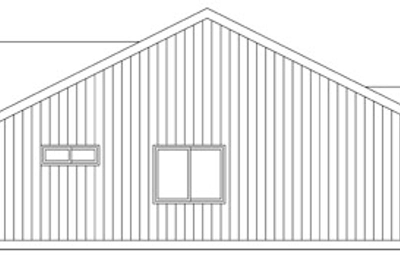 House Plan Design - Exterior - Other Elevation 1 for Ranch House Plan #124-769 - 3 bed, 2 bath