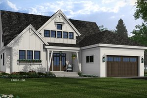 Farmhouse Exterior - Front Elevation Plan #51-1303