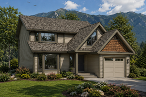 House Blueprint - Exterior - Front Elevation for Traditional House Plan #126-113 - 3 bed, 2.5 bath