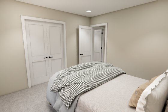 Interior - Bedroom 1 for Bungalow House Plan #51-1355 - 3 bed, 2.5 bath