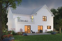 Home Plan - Farmhouse Exterior - Rear Elevation Plan #497-5