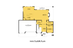 Floor Plan - Main Floor for Farmhouse House Plan #1066-248 - 6 bed, 4 bath