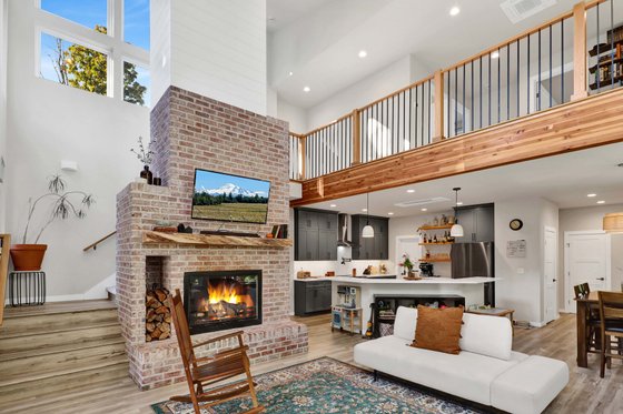 Interior - Family Room 3 for Contemporary House Plan #1070-62 - 3 bed, 3.5 bath