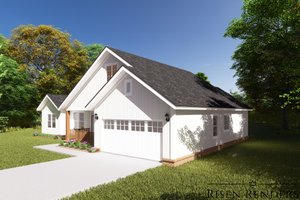 Exterior - Other Elevation for Traditional House Plan #513-17 - 3 bed, 2 bath