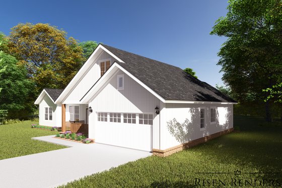 Exterior - Other Elevation for Traditional House Plan #513-17 - 3 bed, 2 bath