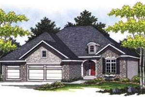 Traditional Exterior - Front Elevation Plan #70-834