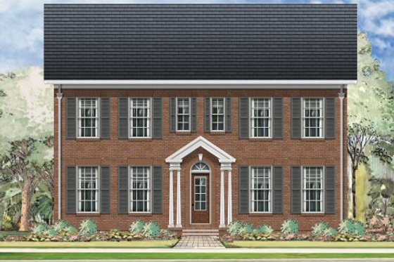 Exterior - Front Elevation for Traditional House Plan #424-293 - 4 bed, 3.5 bath