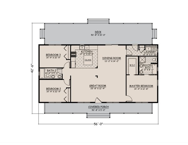 House Blueprint - Country Floor Plan - Main Floor Plan #1082-8