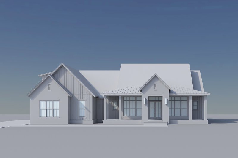 Architectural House Design - Exterior - Front Elevation 11 for Farmhouse House Plan #430-423 - 4 bed, 3.5 bath