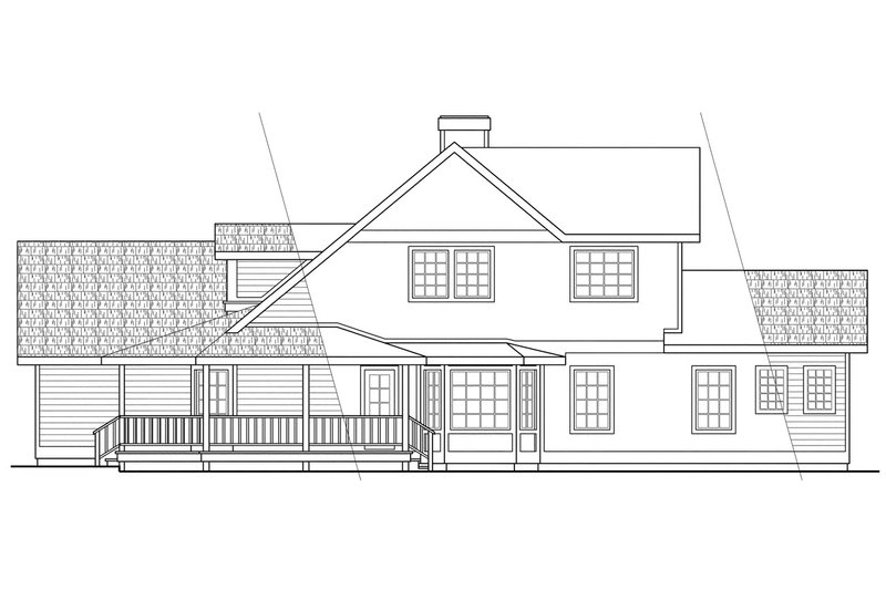 Home Plan - Exterior - Other Elevation 1 for Traditional House Plan #124-138 - 3 bed, 2.5 bath