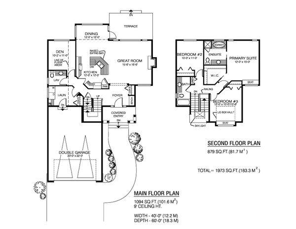 Home Plan - Floor Plan - Main Floor for Farmhouse House Plan #1100-170 - 3 bed, 2.5 bath