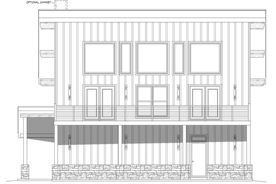 Exterior - Other Elevation 1 for Contemporary House Plan #932-893 - 3 bed, 2.5 bath
