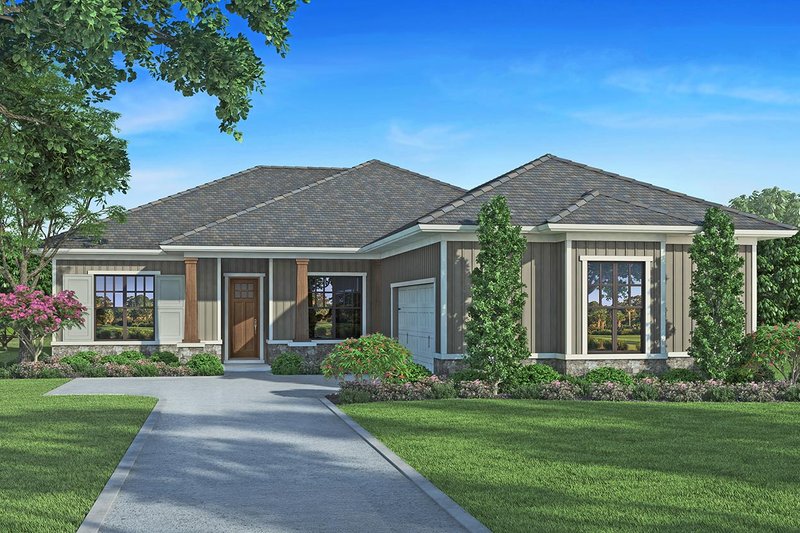 Craftsman Style House Plan - 3 Beds 3 Baths 2324 Sq/Ft Plan #938-97